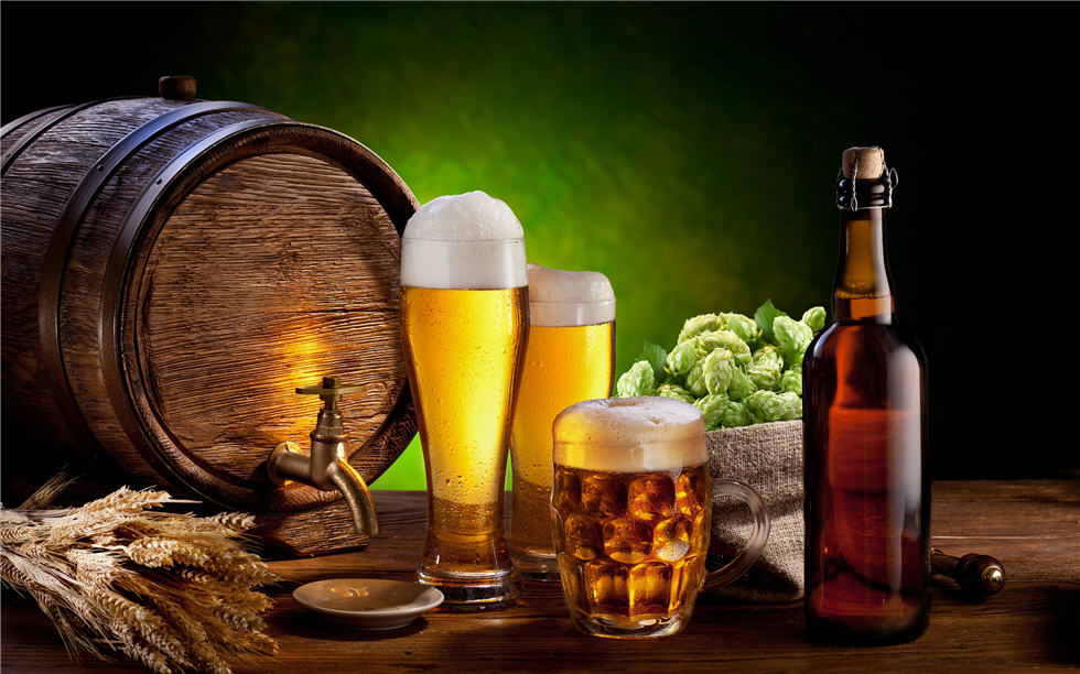 Beer Ingredients: water, malted barley, hops
