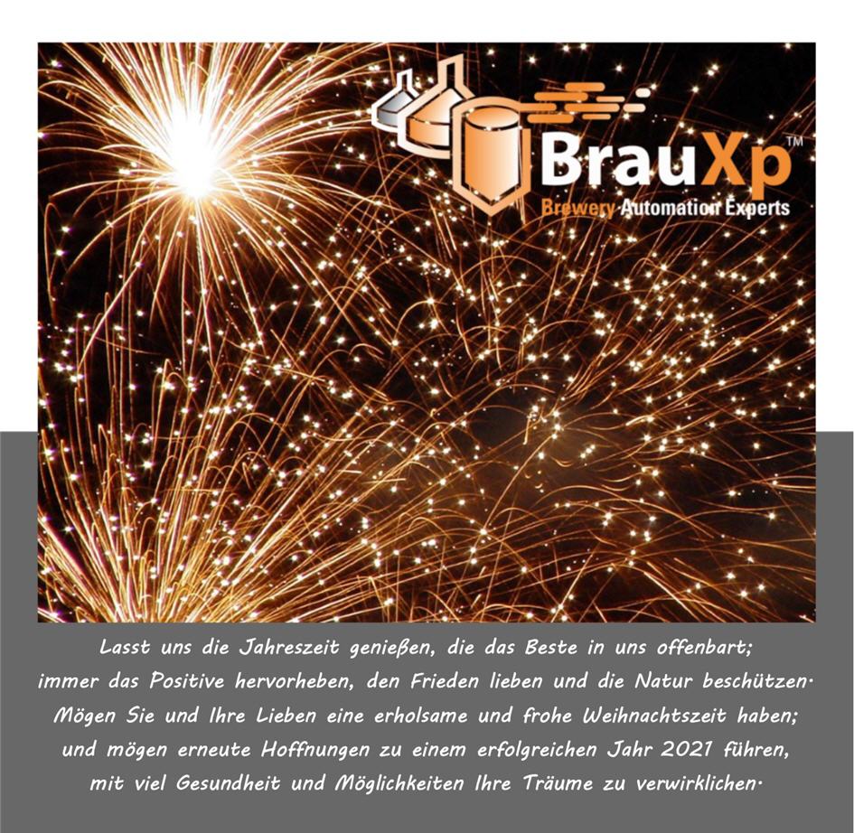 BrauXp - Viele Grüsse und unsere besten Wünsche für 2021